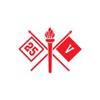 10-Pack Inkfidel 25V Combat Documentation Production Specialist Crossed Flags Vinyl Decal (Red) view 1