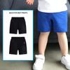 EISHOW Little Baby Cotton Shorts,2 Pack Baby Solid Pull-On Shorts Sleep Bottoms Jogger Beach Shorts Pants with Back Pockets (2 Pack-Gray+Blue,4-5Y,4 Years,5 Years) view 2