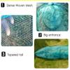 Lawaia Folding Crab Trap Fishing Trap Net Portable Small Mesh Trawl Fishing Cage with Ceramic Sinkers Floats for River Blocking Fish Trap,Network Port Width 4/5/6/8/10m Shrimp Cage - Height 1.2m view 4