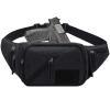 Concealed Carry Pistol Waist bag - LarKoo Tactical Conceal Carry Pistol Bag Fanny Packs Handgun Holster Pouch with Bottle&Gun Holder Fits 1911 Glock etc view 1