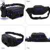 Concealed Carry Pistol Waist bag - LarKoo Tactical Conceal Carry Pistol Bag Fanny Packs Handgun Holster Pouch with Bottle&Gun Holder Fits 1911 Glock etc view 3