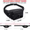 Concealed Carry Pistol Waist bag - LarKoo Tactical Conceal Carry Pistol Bag Fanny Packs Handgun Holster Pouch with Bottle&Gun Holder Fits 1911 Glock etc view 4