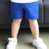 EISHOW Little Baby Cotton Shorts,2 Pack Baby Solid Pull-On Shorts Sleep Bottoms Jogger Beach Shorts Pants with Back Pockets (2 Pack-Gray+Blue,12-18 Months,12 Months,18 Months) view 3