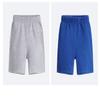 EISHOW Little Baby Cotton Shorts,2 Pack Baby Solid Pull-On Shorts Sleep Bottoms Jogger Beach Shorts Pants with Back Pockets (2 Pack-Gray+Blue,12-18 Months,12 Months,18 Months) view 4