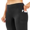 AFITNE Women's Bootcut Yoga Pants with Pockets, High Waisted Workout Athletic Bootleg Pants Flared Work Dress Pants Black - M view 4