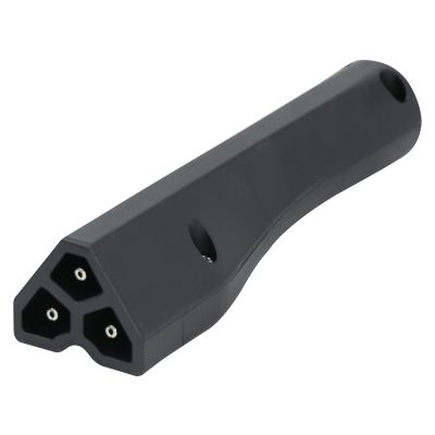 48 Volt Charger Receptacle and Plug for EZGO RXV Golf Cart, 3-Pin Triangle Charger Plug Handle, OEM #604321 611218