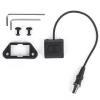 NOBUHIRO Remote Pressure Switch, Tactical Weapon Light Flashlight Switch for M300 / M600 Series, Fit for Picatinny Rail, with Conversion Mount kit Suitable for Mlok/Keymod Rails (SF Plug BK) view 1