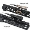 NOBUHIRO Remote Pressure Switch, Tactical Weapon Light Flashlight Switch for M300 / M600 Series, Fit for Picatinny Rail, with Conversion Mount kit Suitable for Mlok/Keymod Rails (SF Plug BK) view 4