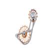 SwishTi Titanium Road Cyclocross Gravel Bicycle Bike Rear Derailleur Oversized Pulley Wheel System Cage OSPW for Shimano Ultegra r8000 r8050 Dura Ace r9100 r9150 11s use (Gold) view 4