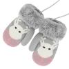 Toddler Kids Mittens Christmas Elk Winter Gloves Full Finger Knitted Mittens with String for Baby Boys Girls Valentines Gift view 3