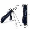 Golf Stand Bag, Lightweight Golf Easy Carry Bag with Padded StrapDurable Pitch n Putt Golf Bag, Practice Ranger Sunday Golf Bag for Men&Women view 2