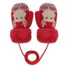 Toddler Kids Mittens Christmas Elk Winter Gloves Full Finger Knitted Mittens with String for Baby Boys Girls Valentines Gift view 1