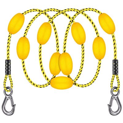 65ft Tow Rope, Boating Tow Ropes for 1-4 Rider Towable Tubes, W/Floats, Stainless Steel Hook at Each end, idear for Water Sports SELEWARE