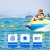 65ft Tow Rope, Boating Tow Ropes for 1-4 Rider Towable Tubes, W/Floats, Stainless Steel Hook at Each end, idear for Water Sports SELEWARE view 2