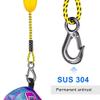 65ft Tow Rope, Boating Tow Ropes for 1-4 Rider Towable Tubes, W/Floats, Stainless Steel Hook at Each end, idear for Water Sports SELEWARE view 4