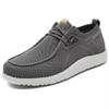 1TAZERO Wide Shoes for Men - Slip on Shoes Wide Width Casual Loafers Walking Shoes Comfortable Orthopedic Shoes for Men with Arch Support for Plantar Fasciitis Gray 15 view 4