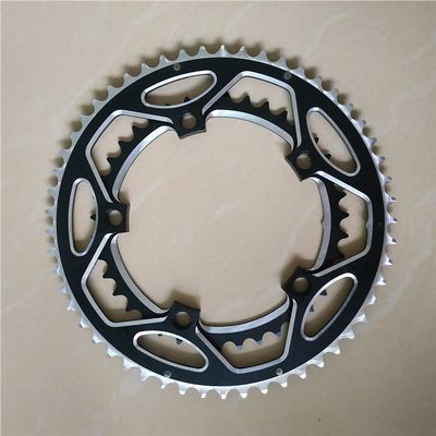 Road Bicycle Sprocket 130 BCD 53 39T Crown Double Chainwheel 3/32" Folding Bike Chain Ring 5/6/7/8/9/ Speeds MTB Parts (Color : 39T)