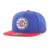 47 Los Angeles Clippers 2-Tone Sure Shot Captain Adjustable Snapback Cap - NBA, Flat Bill Baseball Hat view 1