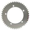 MYEEI MeeyI Bike Chainring 130 BCD Fixed Gear Chain Ring 44T 46T 48T 50T 52T 53T Fixie Road Track Bike Chainwheel Single Speed 130mm BCD Chainring Silvery (Color : 130BCD-46T) view 1