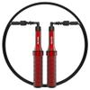 Velites Weighted Jump Rope for Crosstraining, Boxing, MMA & Fitness Earth 2.0. | Maximize your workout | Aluminum Skipping Rope (Red) view 1