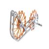 SwishTi Road Cyclocross Gravel eBike Bicycle Bike Rear Derailleur Oversized Pulley Wheel System Cage OSPW Cycling for Sram Red Force Rival Mechanical 10 11 Speed use (Gold) view 1