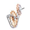 SwishTi Road Cyclocross Gravel eBike Bicycle Bike Rear Derailleur Oversized Pulley Wheel System Cage OSPW Cycling for Sram Red Force Rival Mechanical 10 11 Speed use (Gold) view 2