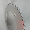MYEEI MeeyI Bike Chainring 130 BCD Fixed Gear Chain Ring 44T 46T 48T 50T 52T 53T Fixie Road Track Bike Chainwheel Single Speed 130mm BCD Chainring Silvery (Color : 130BCD-44T) view 3