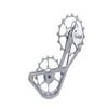 SwishTi Road Cyclocross Gravel eBike Bicycle Bike Rear Derailleur Oversized Pulley Wheel System Titanium Cage OSPW Cycling for Sram Red Force Rival Mechanical 10 11 Speed use (Silver Gray) view 1