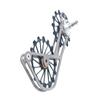 SwishTi Road Cyclocross Gravel eBike Bicycle Bike Rear Derailleur Oversized Pulley Wheel System Cage OSPW Cycling for Sram Red Force Rival Mechanical 10 11 Speed use (Black) view 2