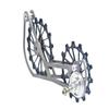 SwishTi Road Cyclocross Gravel eBike Bicycle Bike Rear Derailleur Oversized Pulley Wheel System Cage OSPW Cycling for Sram Red Force Rival Mechanical 10 11 Speed use (Black) view 4