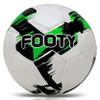 Brisko USA Footy - Size 5 Leather Soccer Ball with Pump - Professional Youth Training Ball (Green) view 1