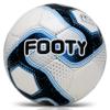 Brisko USA Footy Soccer Ball Size 5 - Hand Stitched, Leather Soccer Ball with Pump - Professional Youth Ball for Training (Blue) view 1