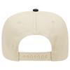Ashen Fane 5 Panel Solid Cotton Twill Pro Style Mid-Profile Golf Cap, Blk NAT view 2