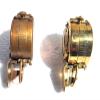 2 Piece Brown Antique & Golden Polish Nautical Maritime Army Compass of Military Size 3 Inch Handmade Materials: Brass, Steel, Glass view 4