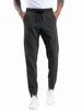 THE GYM PEOPLE Men's Fleece Joggers Pants with Deep Pockets Athletic Loose-fit Sweatpants for Workout, Running, Training (Large, Dark Grey) view 1