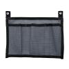 Almencla Kayak Canoe Storage Bag Marine 3Pocket Mesh Pouch Fishing Boat Tackle Box Small Items Organizer Tool Gear Holder Portable Hiking Supplies, Gray view 1