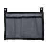 Almencla Kayak Canoe Storage Bag Marine 3Pocket Mesh Pouch Fishing Boat Tackle Box Small Items Organizer Tool Gear Holder Portable Hiking Supplies, Gray view 3