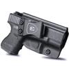 WARRIORLAND IWB Kydex Holster, Compatible with Glock 26 Gen (3-5) & Glock 27/33 Gen (3-4), Inside Waistband Appendix Carry, Adj. Cant & Retention, Right Hand view 1