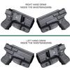 WARRIORLAND IWB Kydex Holster, Compatible with Glock 26 Gen (3-5) & Glock 27/33 Gen (3-4), Inside Waistband Appendix Carry, Adj. Cant & Retention, Right Hand view 3