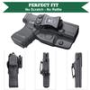 WARRIORLAND IWB Kydex Holster, Compatible with Glock 26 Gen (3-5) & Glock 27/33 Gen (3-4), Inside Waistband Appendix Carry, Adj. Cant & Retention, Right Hand view 4