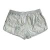 TAIKMD Men's Shiny Metallic Boxer Shorts Elastic Waist Hot Pants Underwear Swimsuit Lounge Underpants Swim Trunks Swimwear (L, Silver) view 4