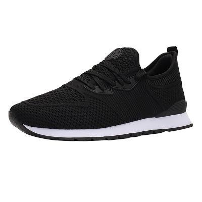 Shije Wedge Sneakers for Women Fashion Sneakers Breathable Lace Up Casual Shoes Wedge Platform Sneaker Slip-On Sneaker Black