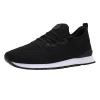 Shije Wedge Sneakers for Women Fashion Sneakers Breathable Lace Up Casual Shoes Wedge Platform Sneaker Slip-On Sneaker Black view 1