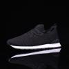 Shije Wedge Sneakers for Women Fashion Sneakers Breathable Lace Up Casual Shoes Wedge Platform Sneaker Slip-On Sneaker Black view 3