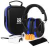 Bcoxan Shooting ear protection safety eamuffs, Gun range hearing protection, Shooting glasses, Earplugs, carrying case view 1