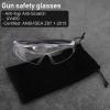 Bcoxan Shooting ear protection safety eamuffs, Gun range hearing protection, Shooting glasses, Earplugs, carrying case view 4