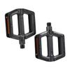 1pair Non- Mountain Bike Pedals Road Bike Foot Boards Grip Area for Enhanced Safety Compatible Black view 1
