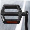 1pair Non- Mountain Bike Pedals Road Bike Foot Boards Grip Area for Enhanced Safety Compatible Black view 3