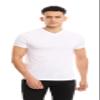 Cleocotton Mens Cotton V-Neck T-Shirt, White Undershirt (6 Pack), XL view 1