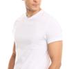 Cleocotton Mens Cotton V-Neck T-Shirt, White Undershirt (6 Pack), XL view 2